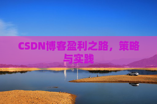 CSDN博客盈利之路，策略与实践